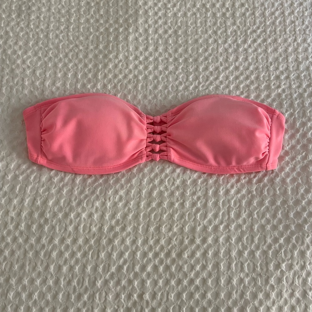 Xhilaration Pink Strapless Bathing Suit Top
